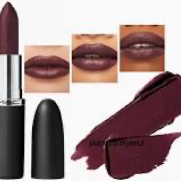 M·A·C “Smoked Purple” Silky Matte Lipstick - Picture 5 of 6